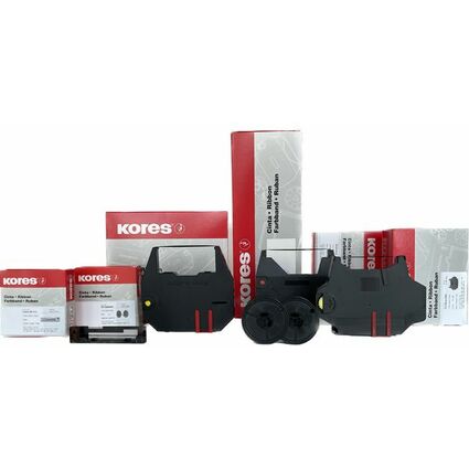 Kores Ruban encreur pour Panasonic KX-P 2123, nylon, noir