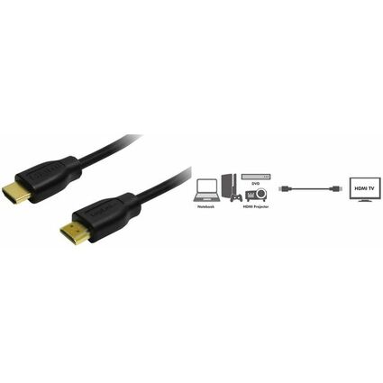 LogiLink Cble HDMI 1.4, A mle - A mle, 2,0 m