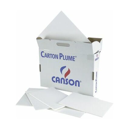CANSON Carton plume, A3, paisseur: 5 mm, blanc