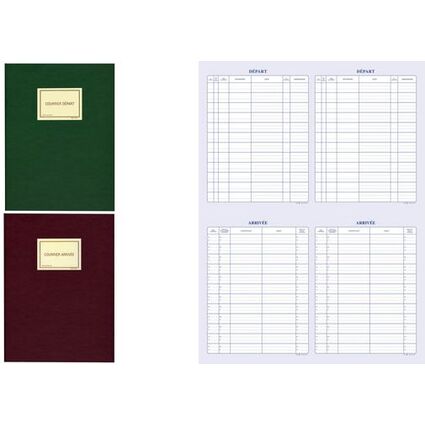 ELVE Registre "Courrier départ", 150 pages, 320 x 240 mm