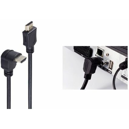 shiverpeaks BASIC-S Cble HDMI, fiche A mle - coude