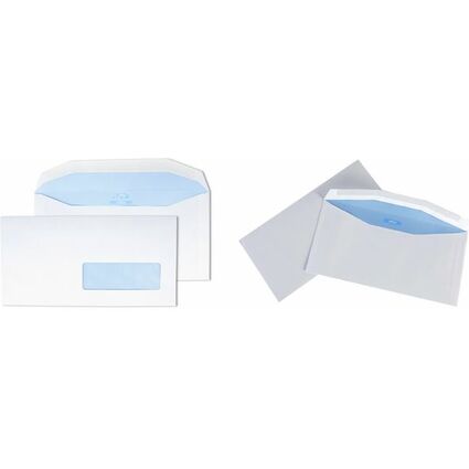 GPV Enveloppes GO OFFICE, 114 x 229 mm, blanc