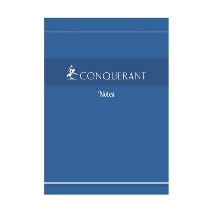 CONQUERANT SEPT Bloc-notes Notes, quadrill, A5