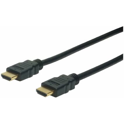 DIGITUS Cble HDMI pour moniteur, fiche mle 19 broches, 1 m