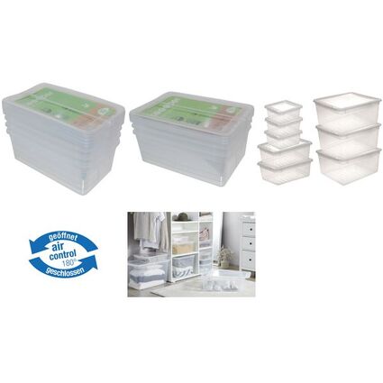 keeeper Kit de botes de rangement "bea", 3x 11,0 litres, PP