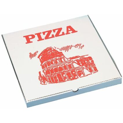 STARPAK Carton de pizza, carr, 330 x 330 x 30 mm