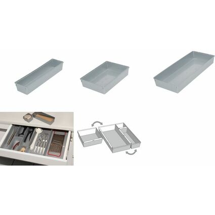 keeeper Compartiment pour tiroir, (L)150 x (P)230 x (H)50 mm