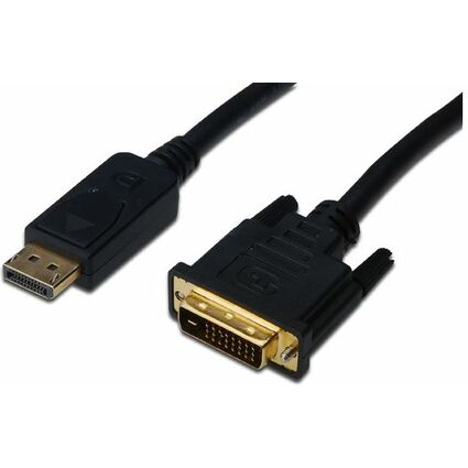DIGITUS Cble adaptateur DisplayPort, DP - DVI-D 24+1, 3,0 m