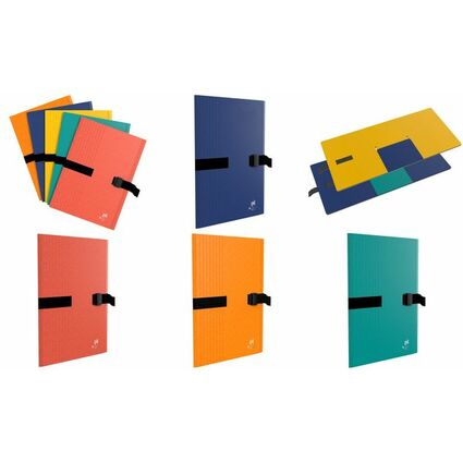 Oxford Chemise  sangle Bicolor Recyc+, A4, carton, orange