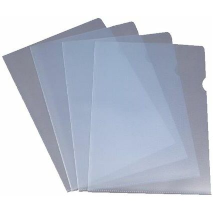 proOFFICE Pochette transparente, A4, film PP, grain