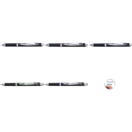 Pentel Stylo roller Liquid Gel EnerGel Document, violet