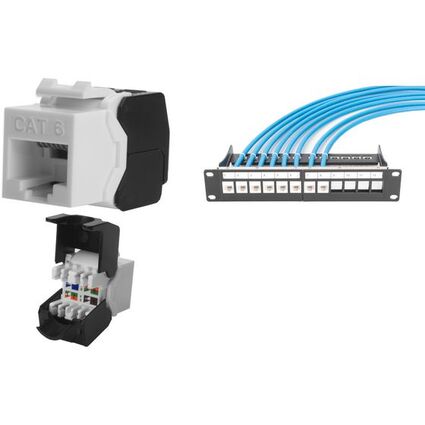 DIGITUS Module Keystone cat. 6, non blind, pack de 24