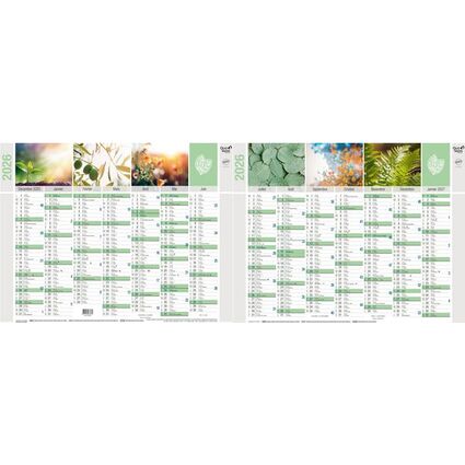 QUO VADIS Calendrier mural "Equology", 550 x 405 mm, 2026
