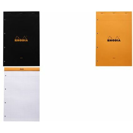 RHODIA Bloc agraf No. 20, format A4+, Seys, orange