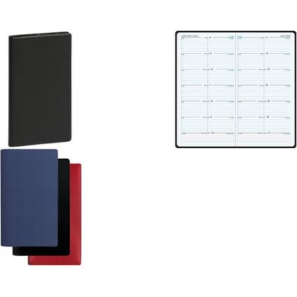 EXACOMPTA Agenda de poche "SL 17", 2026, Barbara, noir