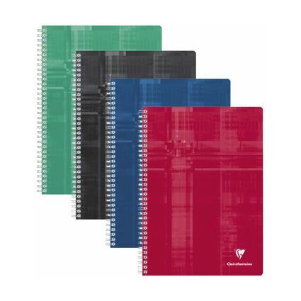 Clairefontaine Cahier  spirale, A4, quadrill 5/5,100 pages