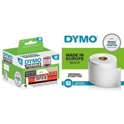 DYMO Etiquette pr-dimensionne rsistante, 104 x 159 mm