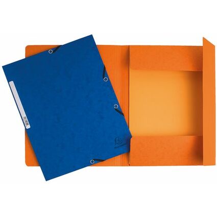EXACOMPTA Chemise  lastique, A4, carton, orange