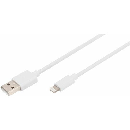 DIGITUS Cable de donnes et de recharge, Apple Lightning