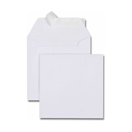 GPV Enveloppes 165 x 165 mm, sans fentre, blanc