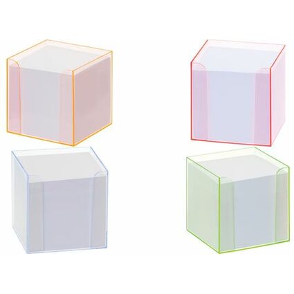 folia Bloc cube avec botier "Luxbox" bleu, quip