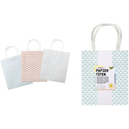 folia Sacs en papier BASIC, papier kraft, 180 x 80 x 210 mm