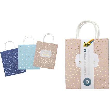 folia Sacs en papier HOTFOIL,papier kraft, 120 x 55 x 150 mm