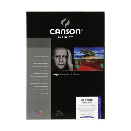 CANSON INFINITY Papier photo "Platine Fibre Rag", 310 g/m2,