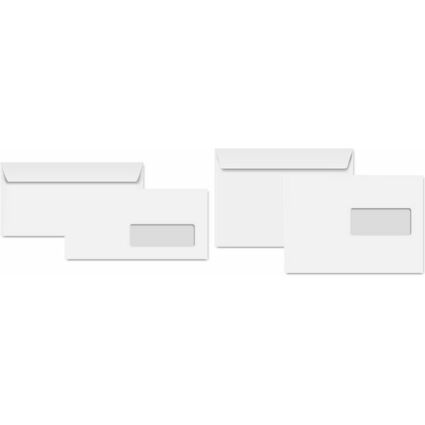 Clairefontaine Enveloppes C5, 162 x 229 mm, blanc