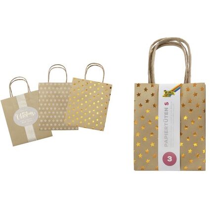 folia Sac en papier "Nol", papier kraft, grand