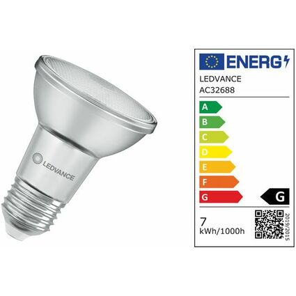 LEDVANCE Ampoule LED PAR20 DIM, 6,4 Watt, E27 (927)