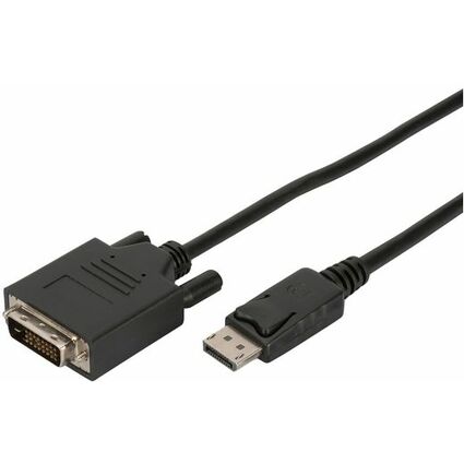 DIGITUS Cble adaptateur, DisplayPort - DVI-D, 2,0 m, noir