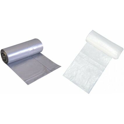 HYGOCLEAN Sac poubelle, 18 l, 8 microns, transparent