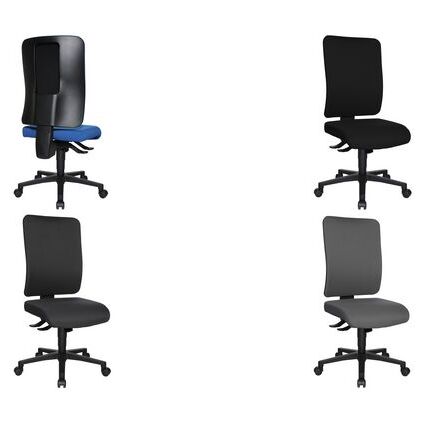 Topstar Chaise de bureau pivotante "Open X (P)", bleu