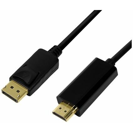 LogiLink Cble de connexion DisplayPort 1.2-HDMI 1.4, 5,0 m