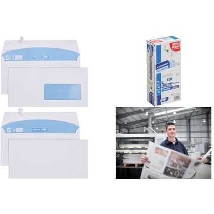 GPV Enveloppes Premier Numrique, 110 x 220 mm,  fentre