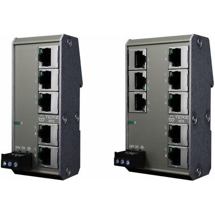 TERZ Unmanaged Industrial Ethernet Switch NITE-RF5-1100