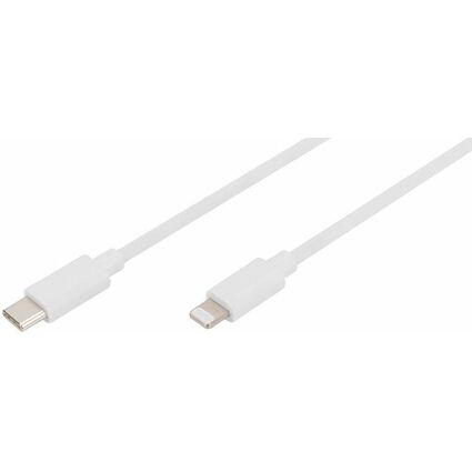 DIGITUS Cble de donnes & charge, Apple Lightning - USB-C