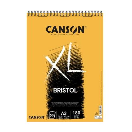 CANSON Bloc  croquis et tudes XL Bristol, A4