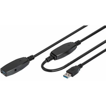 DIGITUS Cble de rallonge actif USB 3.0, 20,0 m