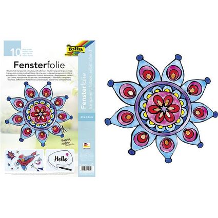 folia Film pour fentre, 230 x 330 mm, 5 feuilles, incolore