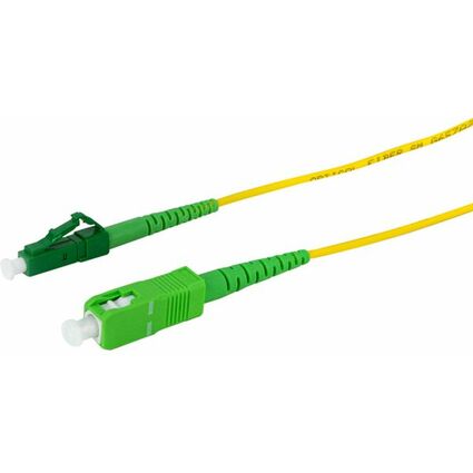 LogiLink Cble batch fibre optique, OS2, 5,0 m, jaune