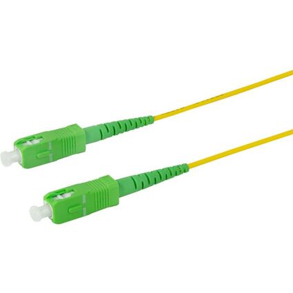 LogiLink Cble patch  fibre optique, 2x SC-Simplex, jaune