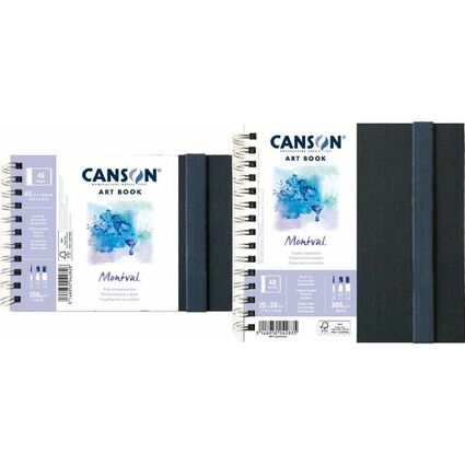 CANSON Carnet de dessin ART BOOK Montval, 200 x 200 mm