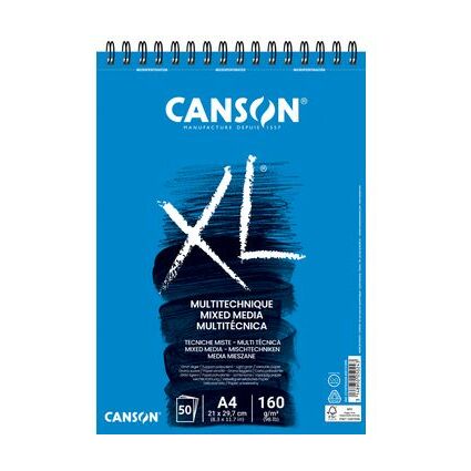 CANSON Bloc de dessin XL MIXED MEDIA, A3