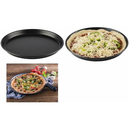 APS Plaque  pizza, diamtre: 360 mm, noir