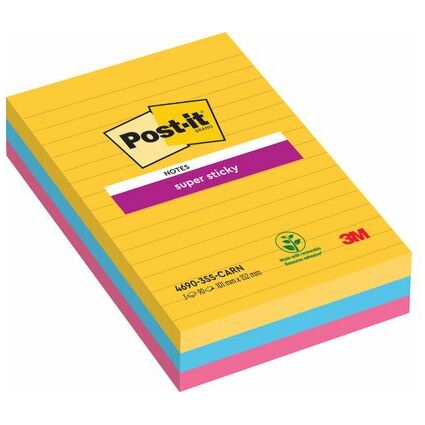 Post-it Bloc note adhsif Super Sticky Notes, 101x101 mm