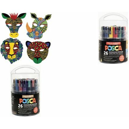 POSCA Marqueur  pigment "Pack Educratif Festif", set de 26