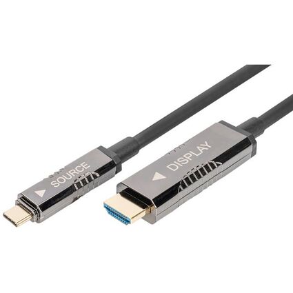 DIGITUS Cble d'adaptateur USB type-C vers HDMI AOC, 10 m