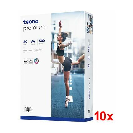 tecno Papier multifonction premium, A4, 80 g/m2, blanc